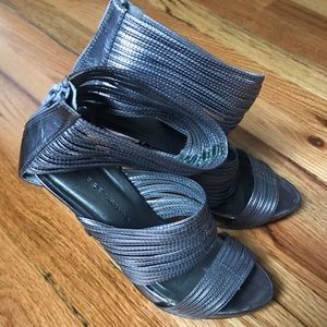 Silver Chinese Laundry Heel (Size 7)